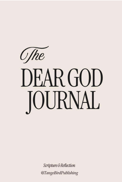 The Dear God Journal