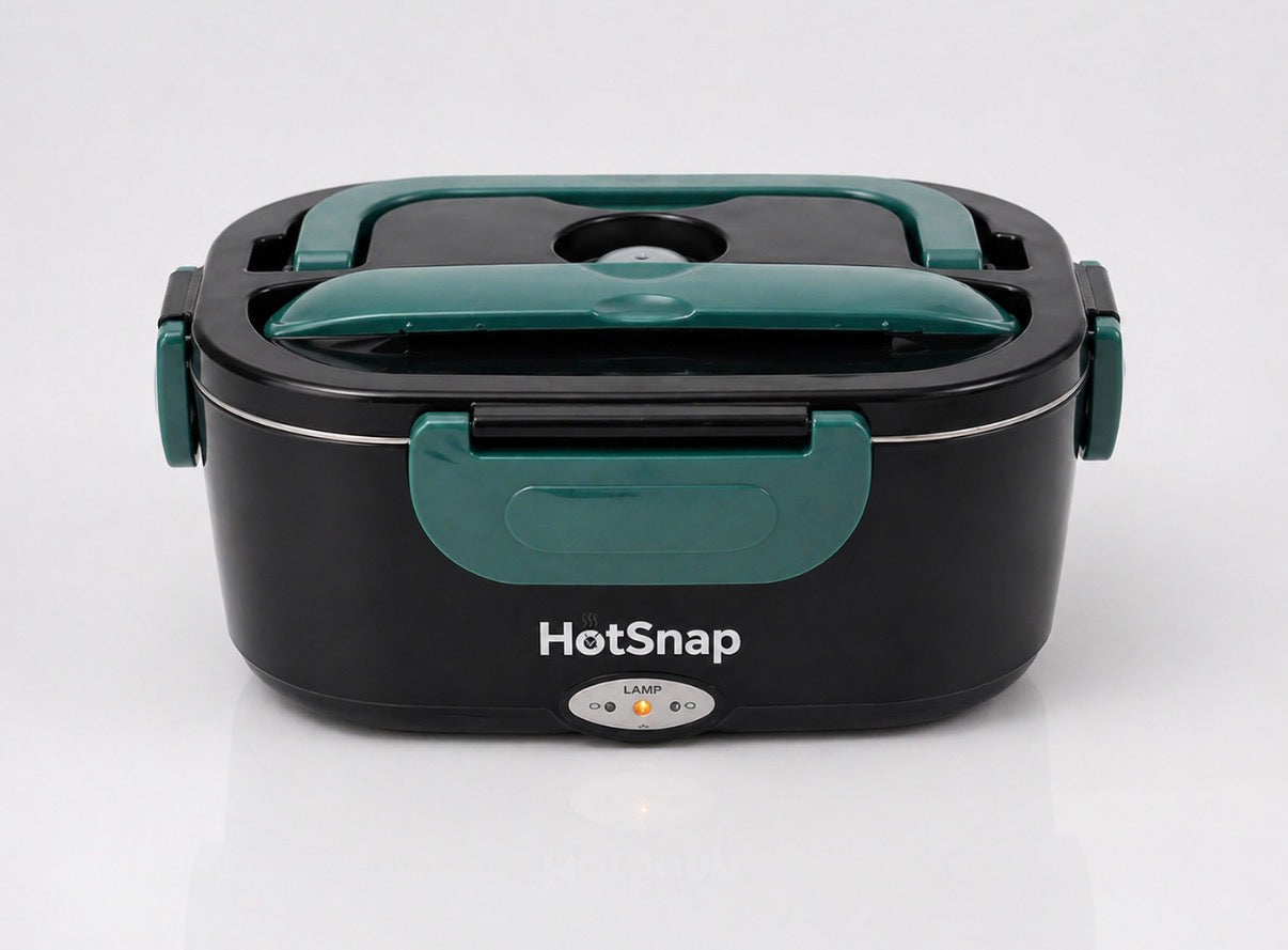 HotSnap™ Portable Heated Lunch Box – Plug-In Food Warmer for Car & Home (110V/12V/24V)