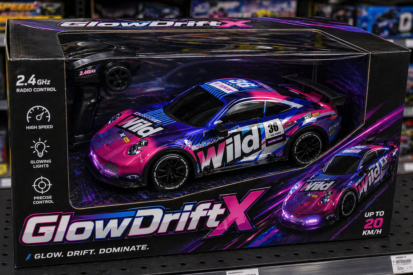 GlowDriftX Glowing RC