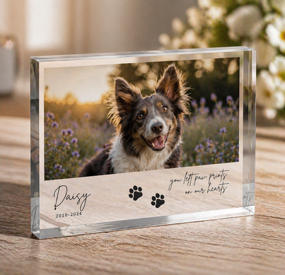 Custom Pet Memorial – Honor your beloved companion with a keepsake that keeps them close forever.
