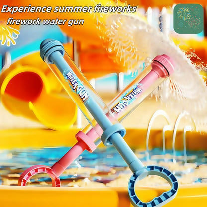 Kids Fireworks Water Gun – Pull & Spray Summer Fun Blast