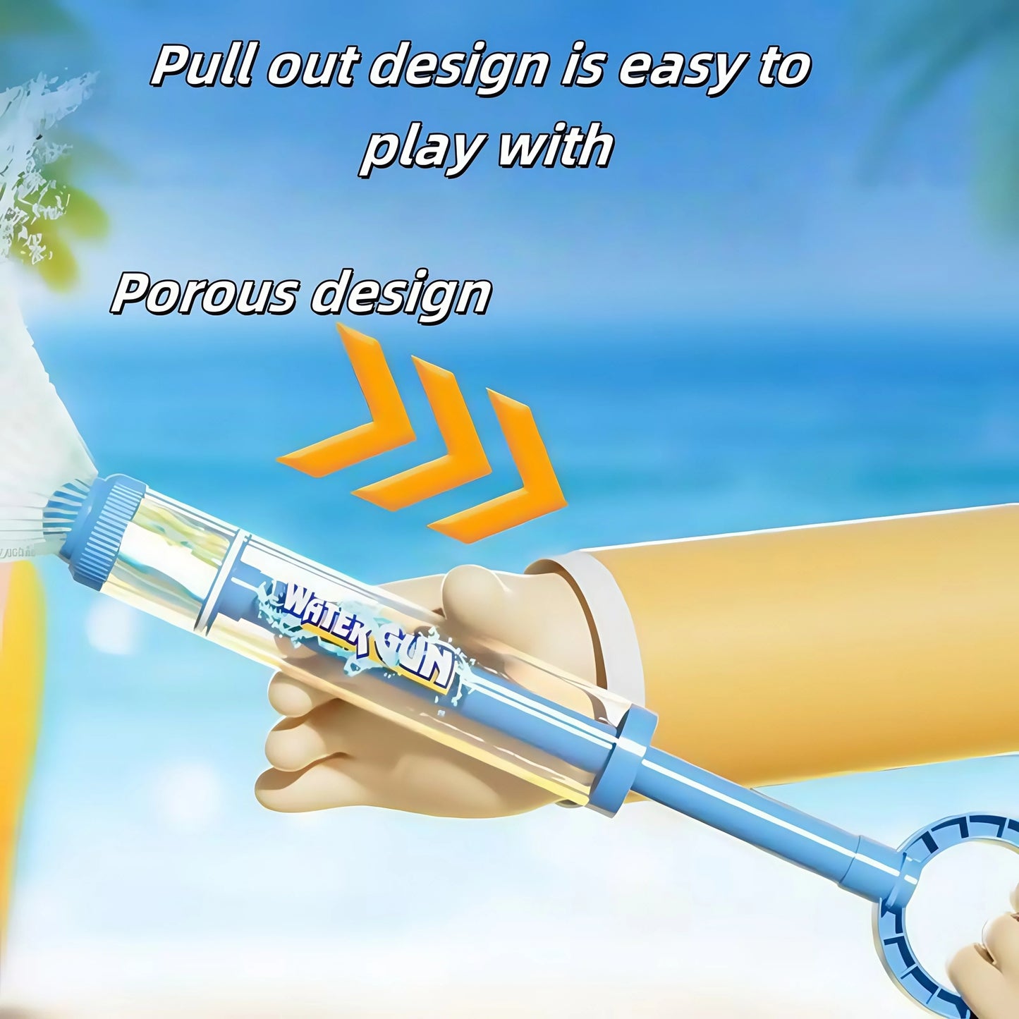 Kids Fireworks Water Gun – Pull & Spray Summer Fun Blast